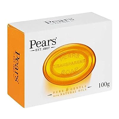 Pears Original Transparent Soap 100g - 3.53 OZ with Natural plant Oils 6, Orange