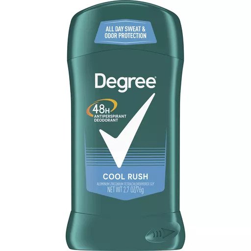 Degree Men Original Antiperspirant Deodorant Cool Rush, 2.7 Oz