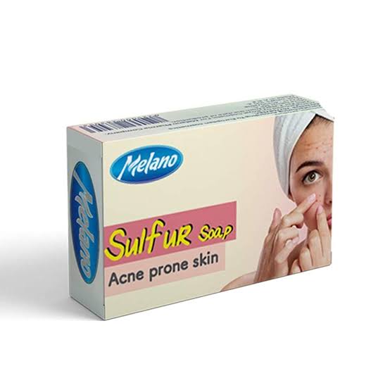 Melano--Sulfur soap
