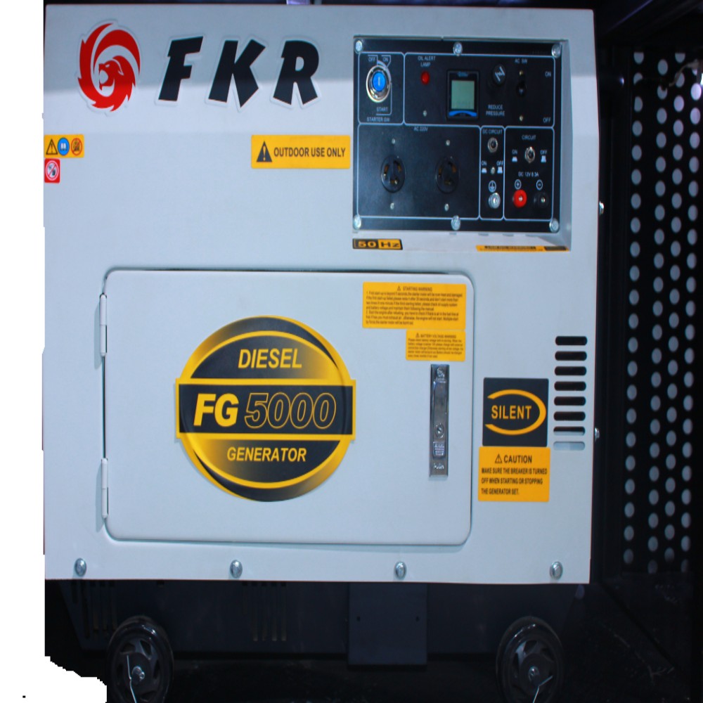 5kw  Generator silent  Brand FKR   Model FG5000